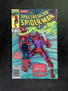 Spectacular Spider-Man #166  Marvel Comics 1990 VF- NEWSSTAND