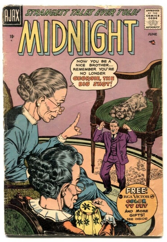 Midnight Comics #6 1958- Ajax horror- G