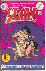 Claw #1 1975-DC-Ernie ChuaArt-1st issue-origin-FN+