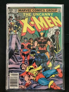 The Uncanny X-Men #155 Newsstand Edition (1982)