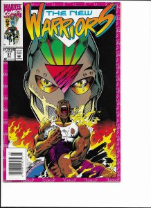 The New Warriors #37 Newsstand Edition (1993)