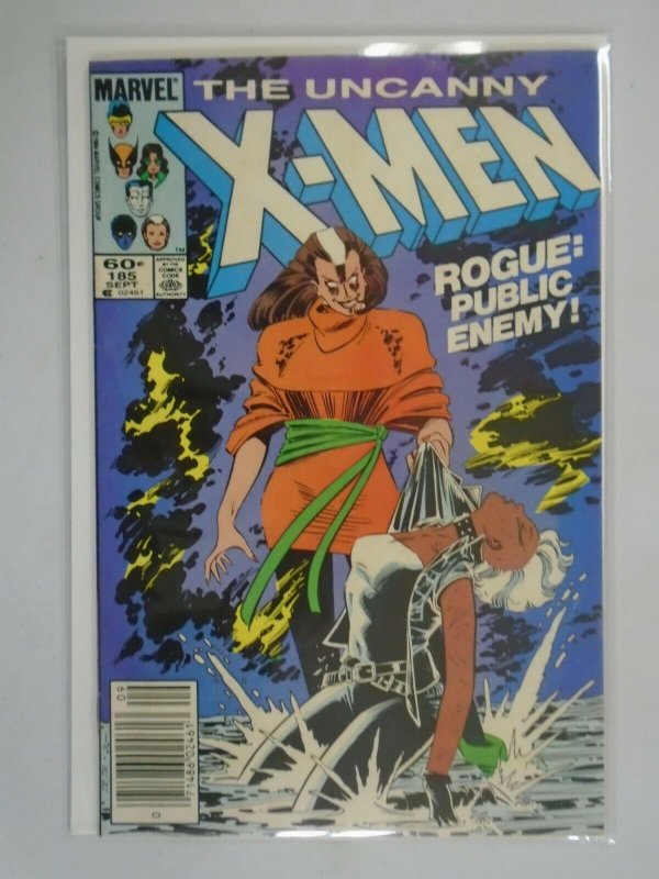 Uncanny X-Men #185 Newsstand edition 4.0 VG (1984 1st Series)