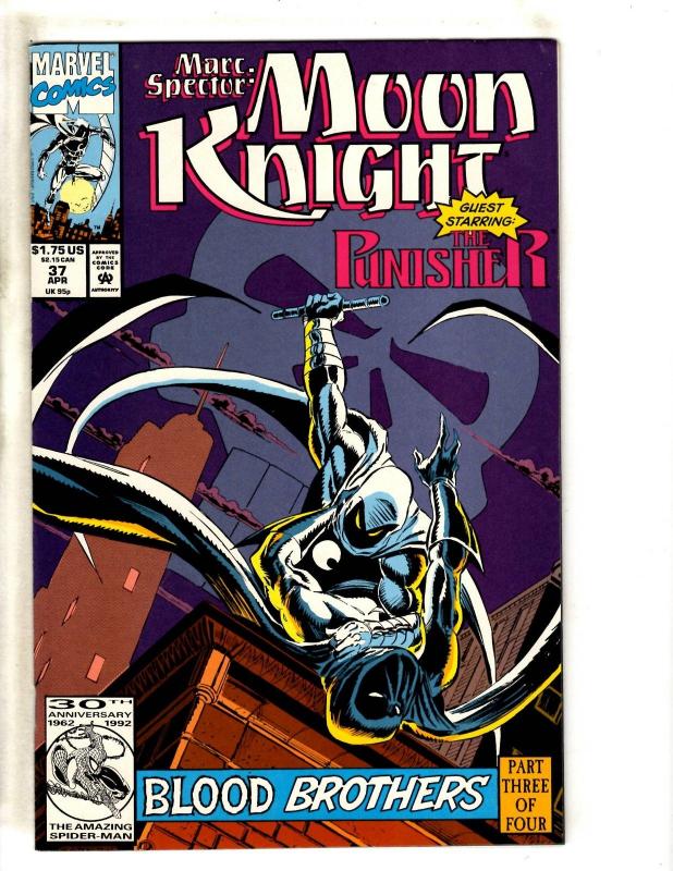 Lot Of 10 Moon Knight Marvel Comic Books # 31 32 33 34 35 36 37 38 39 40 CR41