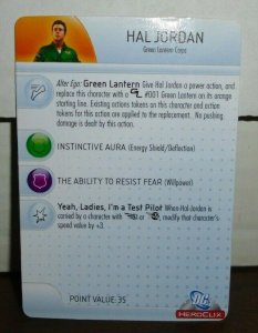 Hal Jordan 002 DC Heroclix Green Lantern