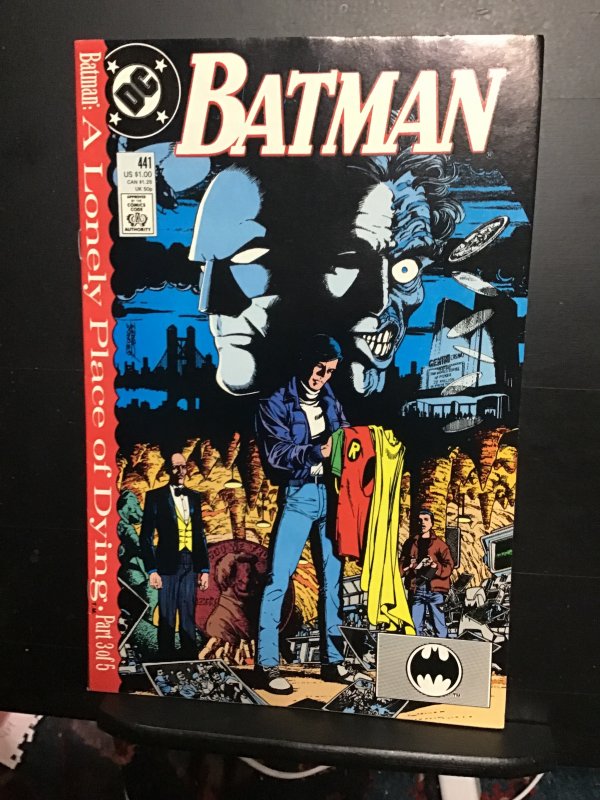 Batman #441 (1989) High-grade Lonely Place of Dying part two NM- Two-Face!