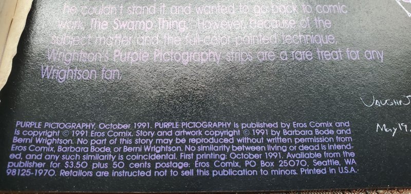 Purple Pictography (1991)