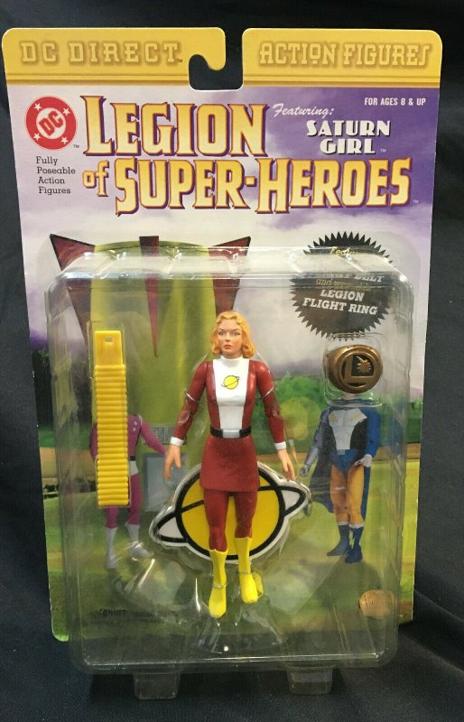 LEGION OF SUPERHEROES  6 INCH FIGURE DC DIRECT MIB SATURN GIRL