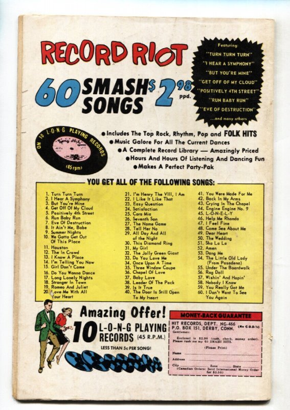 FALLING IN LOVE #82--1966--DC--ROMANCE--RACE CAR--COMIC BOOK