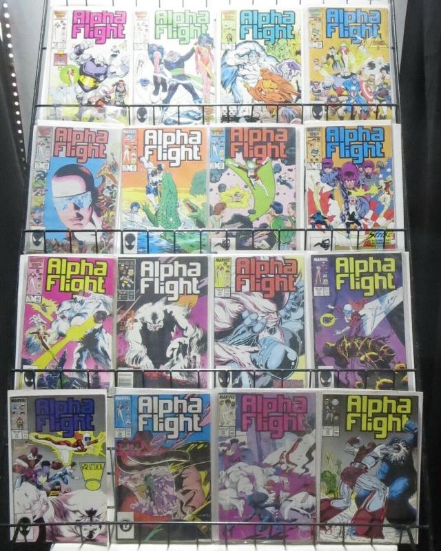 ALPHA FLIGHT MASSIVE COLLECTION! 78 ISSUES!  Marvel 1983! John Byrne! Jim Lee