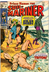 Sub-Mariner #18 Marvel Comics 1969 FN+