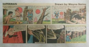 Superman Sunday Page #1382 by Wayne Boring from 4/17/1966 Size: ~7.5 x 15 inches