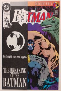 Batman #497 (9.2, 1993) Bane Breaks Batman's back