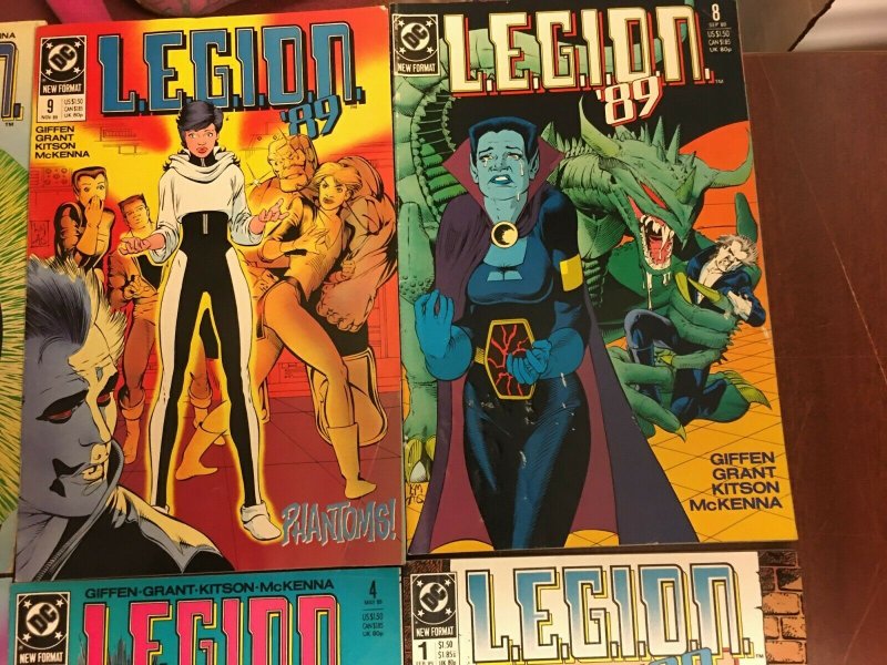 Lot of 6 L.E.G.I.O.N. DC Comic Books # 1 4 5 8 9 15 Lobo Superheroes YY13