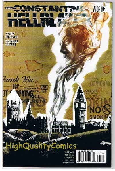 HELLBLAZER 238, NM+, John Constantine, Vertigo, Andy Giggle, 1988, more in store