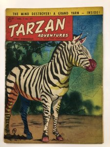 TARZAN ADVENTURES V 7#37 (1958)black & white daily strip reprints VG photocover