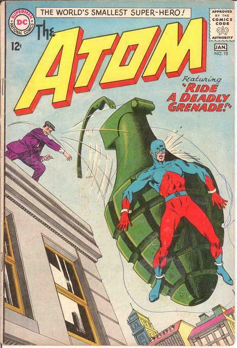 ATOM 10 GOOD  January 1964 Classic Grenade cover COMICS BOOK