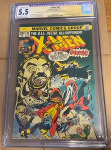The X-Men #94 (1975) CGC 5.5 signed by Chris Claremont, restored C-2