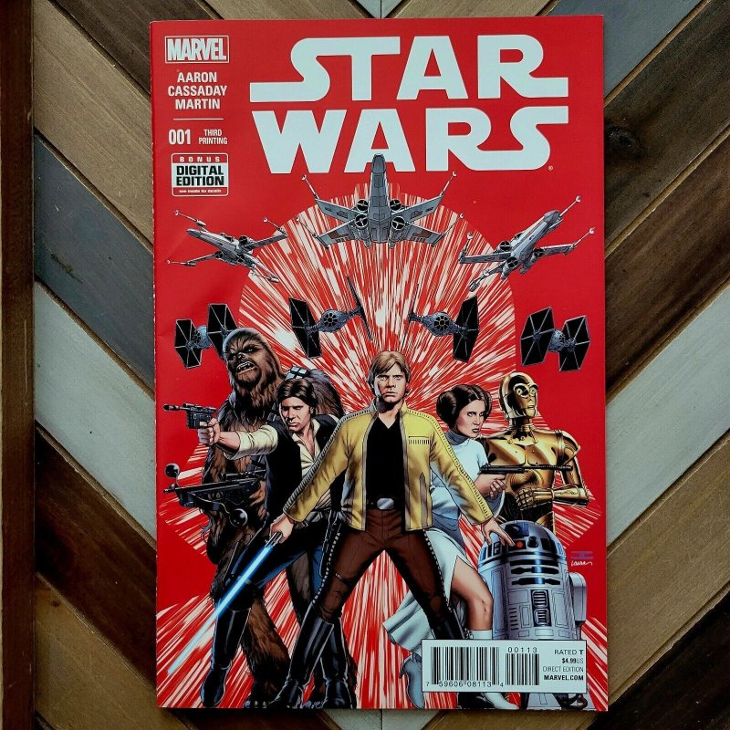 STAR WARS #1-3 (Marvel 2015) HIGH GRADE! Debut, 1st Marvel series (Jason Aaron)