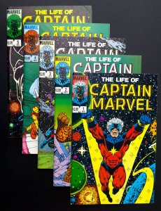 The Life of Captain Marvel #1-5 (1985) (Lot 5 bks) - Full Limited Series - NM!