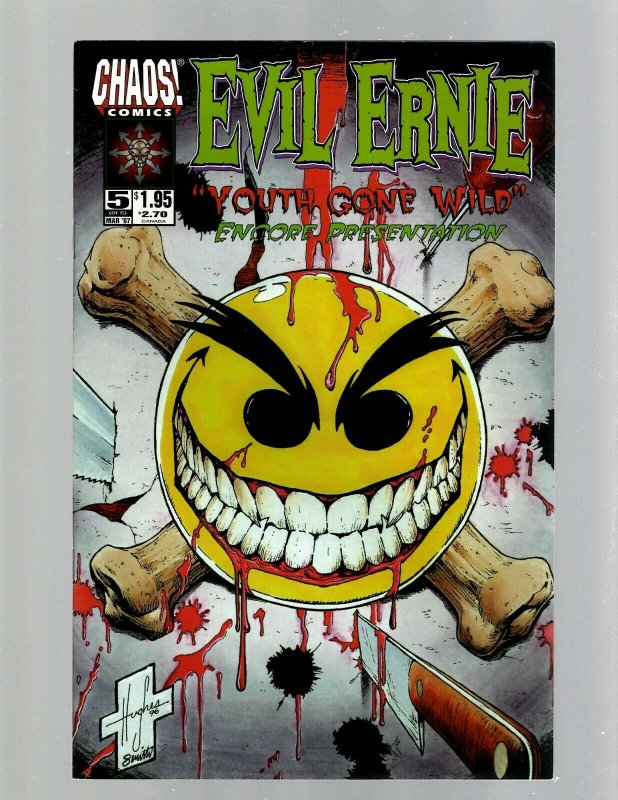 Lot Of 6 Comics Evil Ernie # 1 2 3 4 5 + The Pro Graphic Novel Book Image HY5