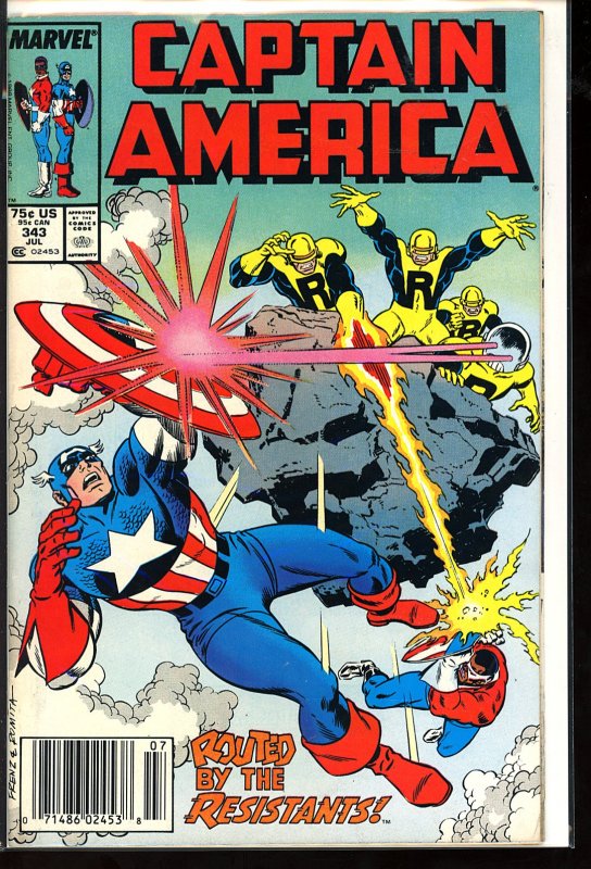 Captain America #343 (1988)