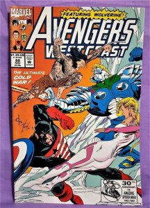 AVENGERS WEST COAST #82 - 88 Annual #7 Spider-Woman Origin (Marvel 1992)