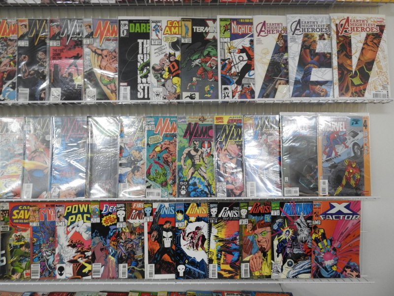 Huge Lot 150+ Comics W/ Daredevil, Punisher, Iron Man+ Avg VF- Condition!!