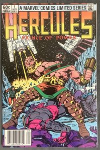 Hercules #1 Limited Series. Newsstand Edition. (1982, Marvel) VF/NM