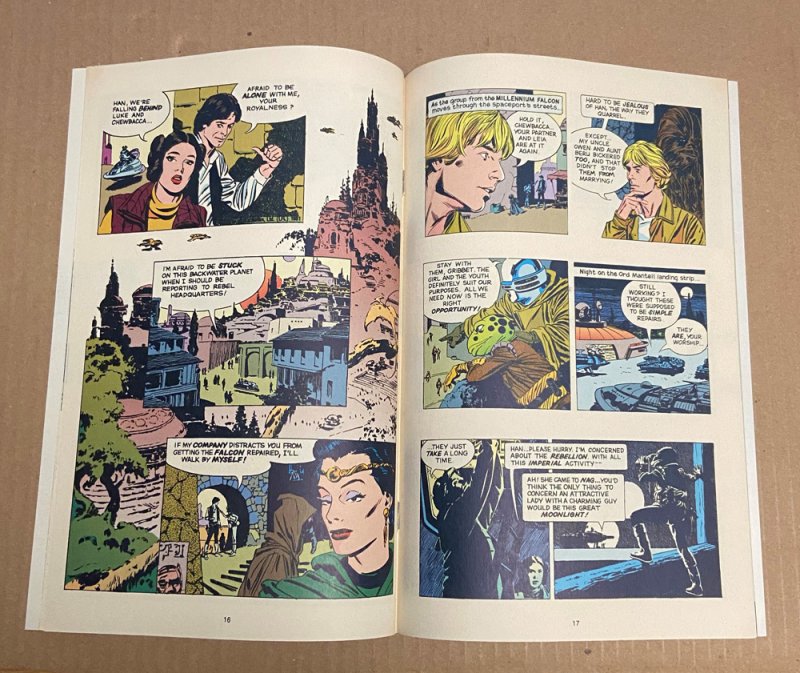 Classic Star Wars #1 ( 9.4 NM+ ) Original Newspaper Strip / August 1992