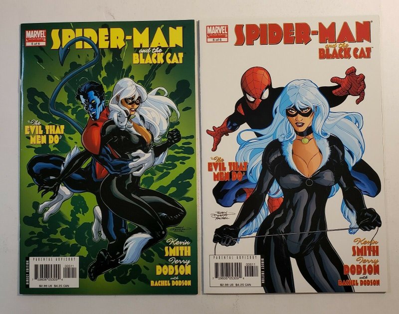 Spider-Man and the Black Cat #1-6 Complete Set VF/NM Marvel Comics 2002