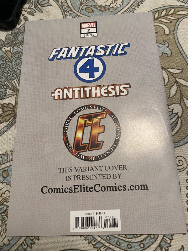 FANTASTIC FOUR: ANTITHESIS #2 (ZIRCHER EXCLUSIVE VIRGIN VARIANT) ~ Marvel