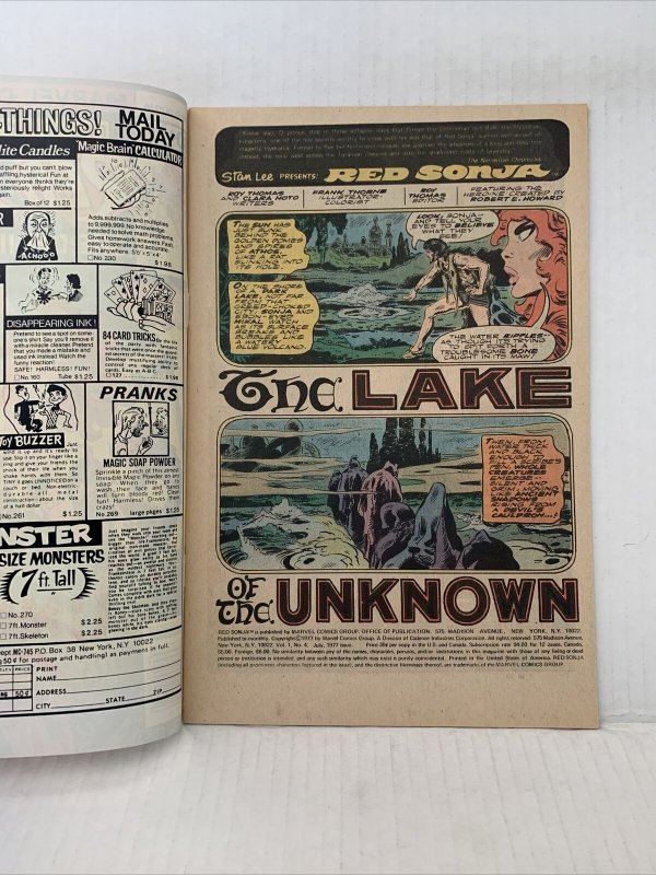 Red Sonja #4 1977