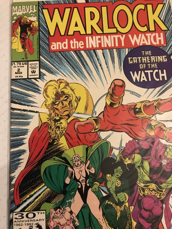 WARLOCK and the INFINITY WATCH #2 : Marvel 3/92 NM-