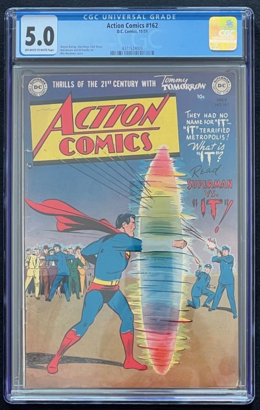 Action Comics #162 CGC 5.0 DC Comics 1951