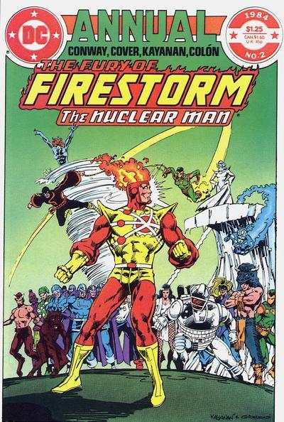 Fury of Firestorm (1982 series) Annual #2, NM- (Stock photo)