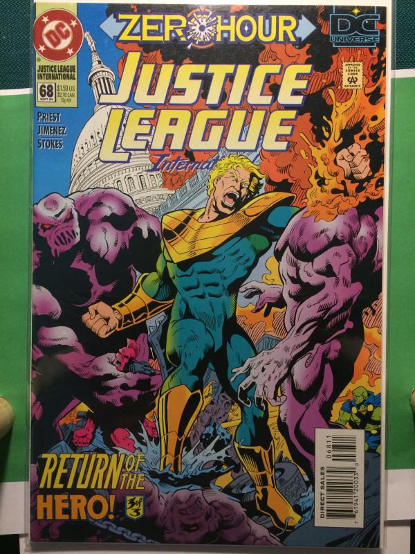 Justice League International #68 ZERO HOUR