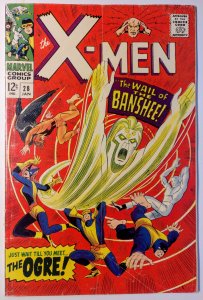 The X-Men #28 (5.0, 1967) 1st App Banshee