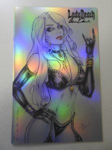 Lady Death Killers #1 Horns Up Holo Foil Edition NM Cond! Signed W/ Cert!