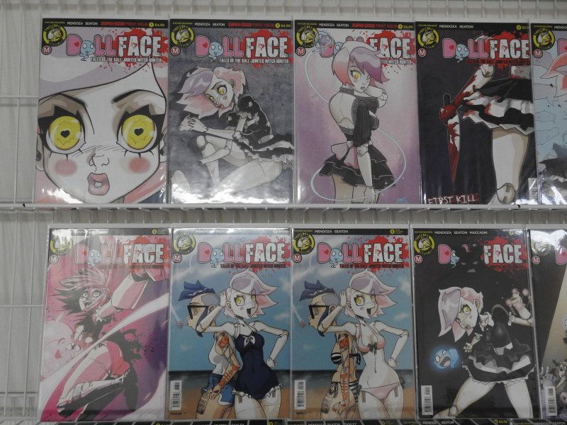 Dollface 1-15 W/ Variants & St. Patrick's Day Specials! Adult Lot Avg NM...