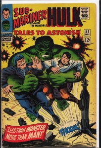 Tales to Astonish #83 (1966) Hulk