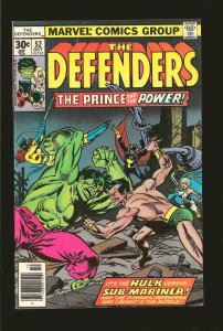 Marvel Comics The Defenders Vol 1 No 52 October 1977 Double Cover Error