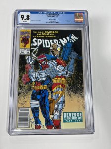 Spider-man 21 cgc 9.8 Newsstand Edition 1st cyborg Spider-man Spider-verse movie 