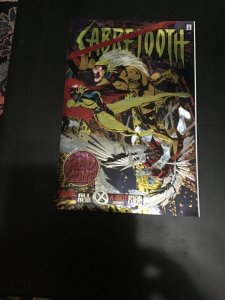 Sabretooth Special (1995) Stunning hollow foil cover! High grade! NM- Wow!