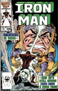 Iron Man #205 (1986) Iron Man