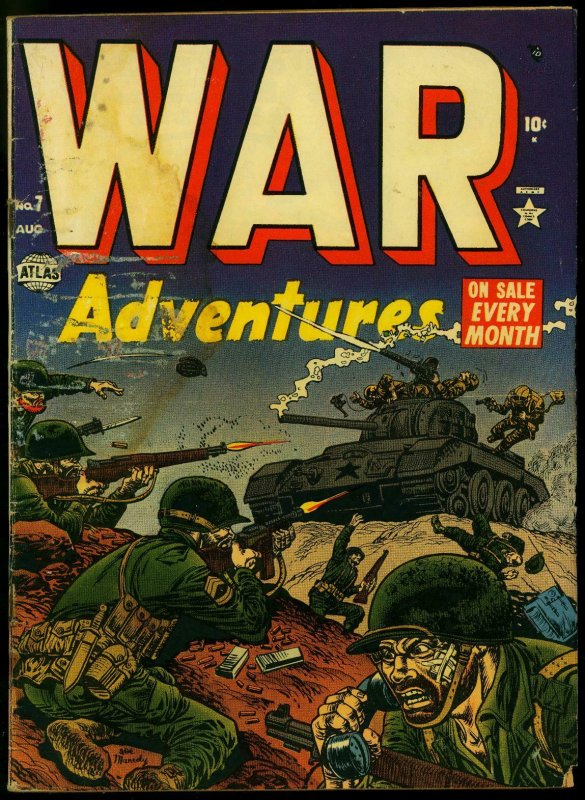 War Adventures #7 1952- Atlas Comics- Maneely- Russ Heath- Romita G-