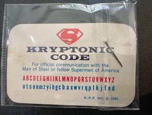 (1966) VINTAGE Superman Golden Records COMPLETE Set! Patch, Button, Card, Comic!