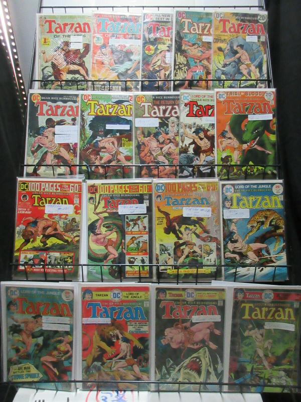 Tarzan of the Apes (DC 1972-75) #207-244 incl 100 page 18Diff Joe Kubert classic