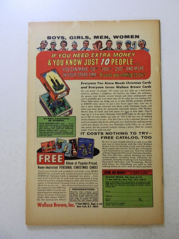 Strange Tales #149 (1966) FN- condition stains back cover