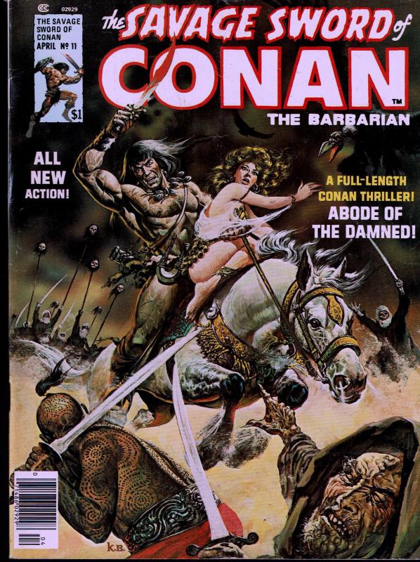 Savage Sword of Conan #11 - Early Conan Magazine - 6.0 or Better