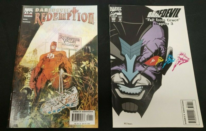 DAREDEVIL 5PC (VF) THE MAN WITHOUT FEAR, ELEKTRA, PUNISHER, REDEMPTION 1993-2016